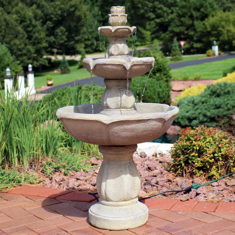 Waterproof and Weather Resistant 2 Size Waterproof Outdoor Fountain
